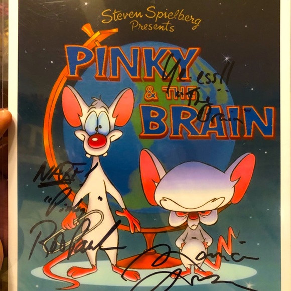 Pinky & the brain signed cast (Rp) ๐ - Picture 1 of 4